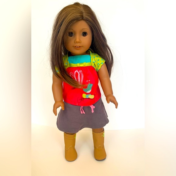 American Girl Doll Set (doll and multiple outfits + accessories!) - Picture 5 of 7